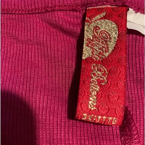 NWOT rare Y2K 2000s Apple Bottoms 3X tank top, ruffled hem and drawstring back - Picture 5 of 12